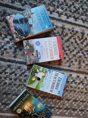 Blue and Pink Paperback Romance Book Bundle